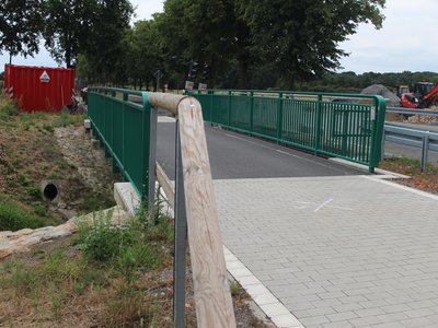 Auch die Brücke am Piepenbach ist toll geworden
